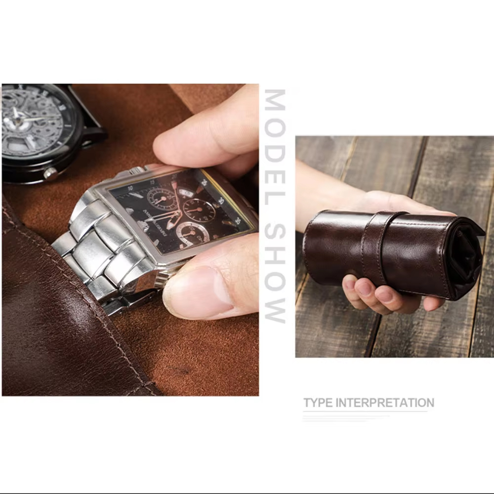 100% Oryginalny Skórzany Etui  – Luxury Watch Case Travel recenzja i cena